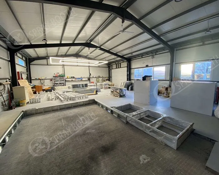 Down Draft Automobile Spray Booth In Serbia 2 Down Draft Automobile Spray Booth In Serbia 2