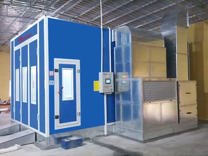 Gian hàng sơn ô tô sang trọng